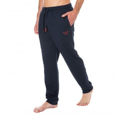 Emporio Armani Iconic Terry Pants - Navy