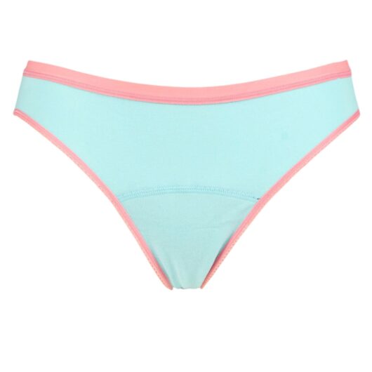 Love Luna 1 Pair Teens First Period Bikini Briefs Aqua / Watermelon 13-14 Years