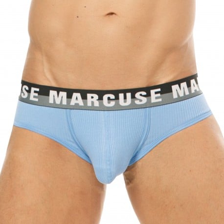 Marcuse Empire Cotton Empty Bottom Briefs - Sky Blue