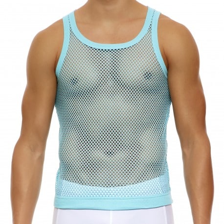 Modus Vivendi C-Through Tank Top - Light Blue
