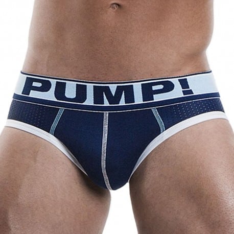 Pump! Blue Steel Brief - Navy