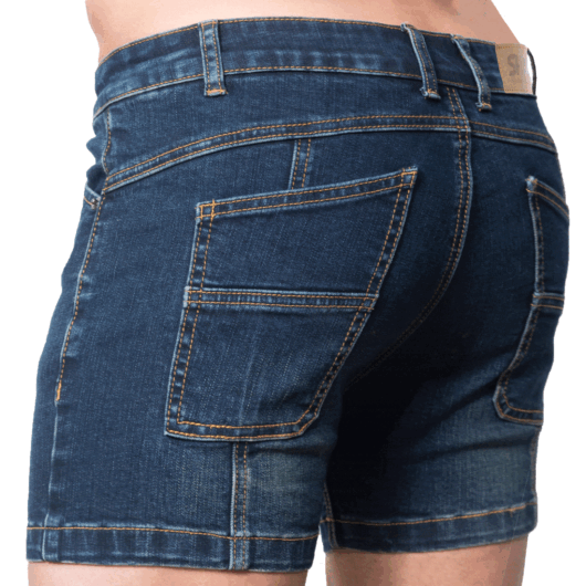 SKU Super Push-Up Original Mini Jeans Shorts - Navy