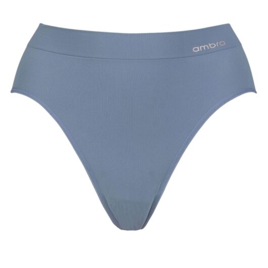 Women's 1 Pack Ambra Bondi Bare Hi Cut Brief Underwear Midnight UK 16-18