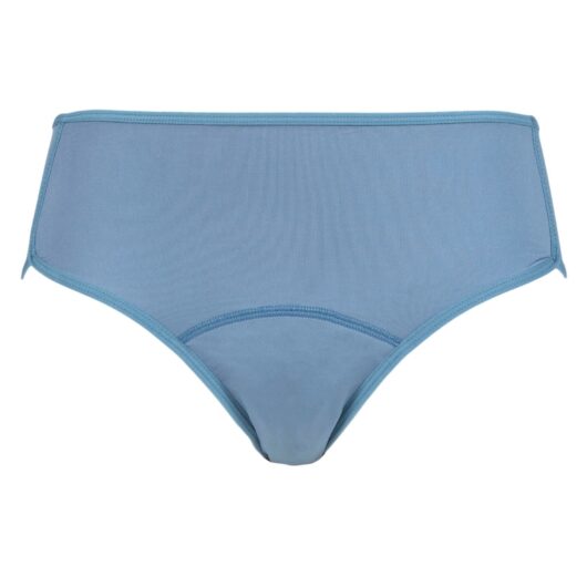 Women's 1 Pack Love Luna Period Midi Briefs Chambray 8-10 Ladies