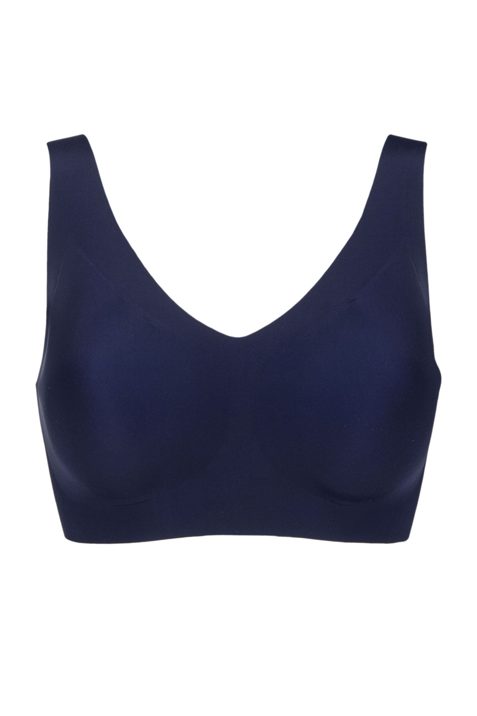 Women's 1 Pack Sloggi ZERO Feel 2.0 Bralette Navy L