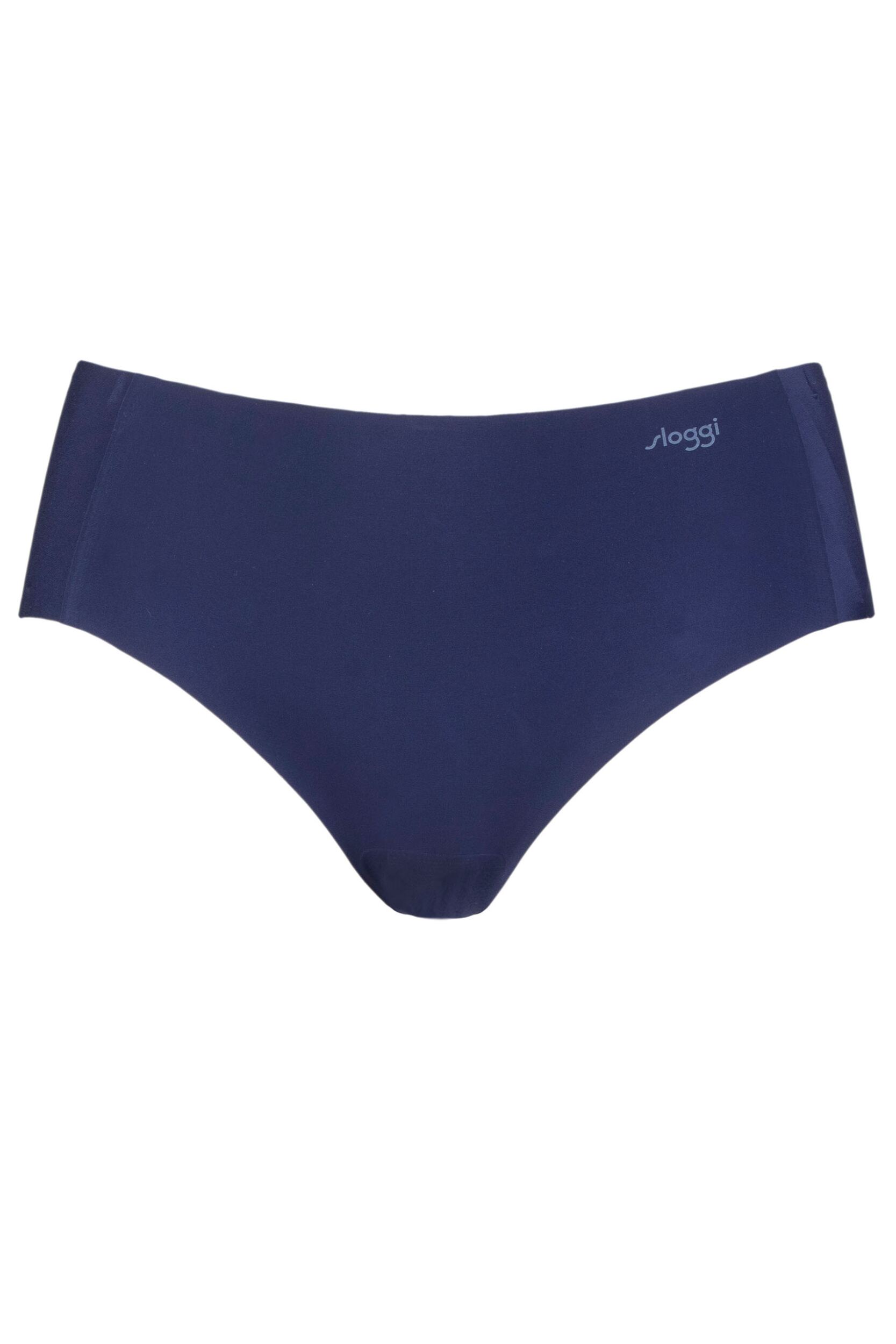 Women's 1 Pair Sloggi Zero Feel Seamfree Hipster Knickers Navy Large