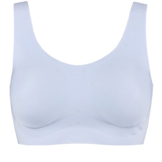 Women's Sloggi Zero Feel Seamfree Bralette Top with Removable Pads Light Blue Large