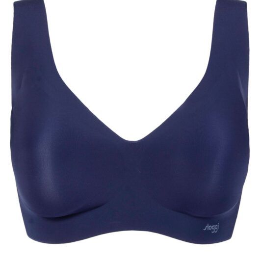 Women's Sloggi Zero Feel Seamfree Bralette with Removable Pads Navy Extra Small