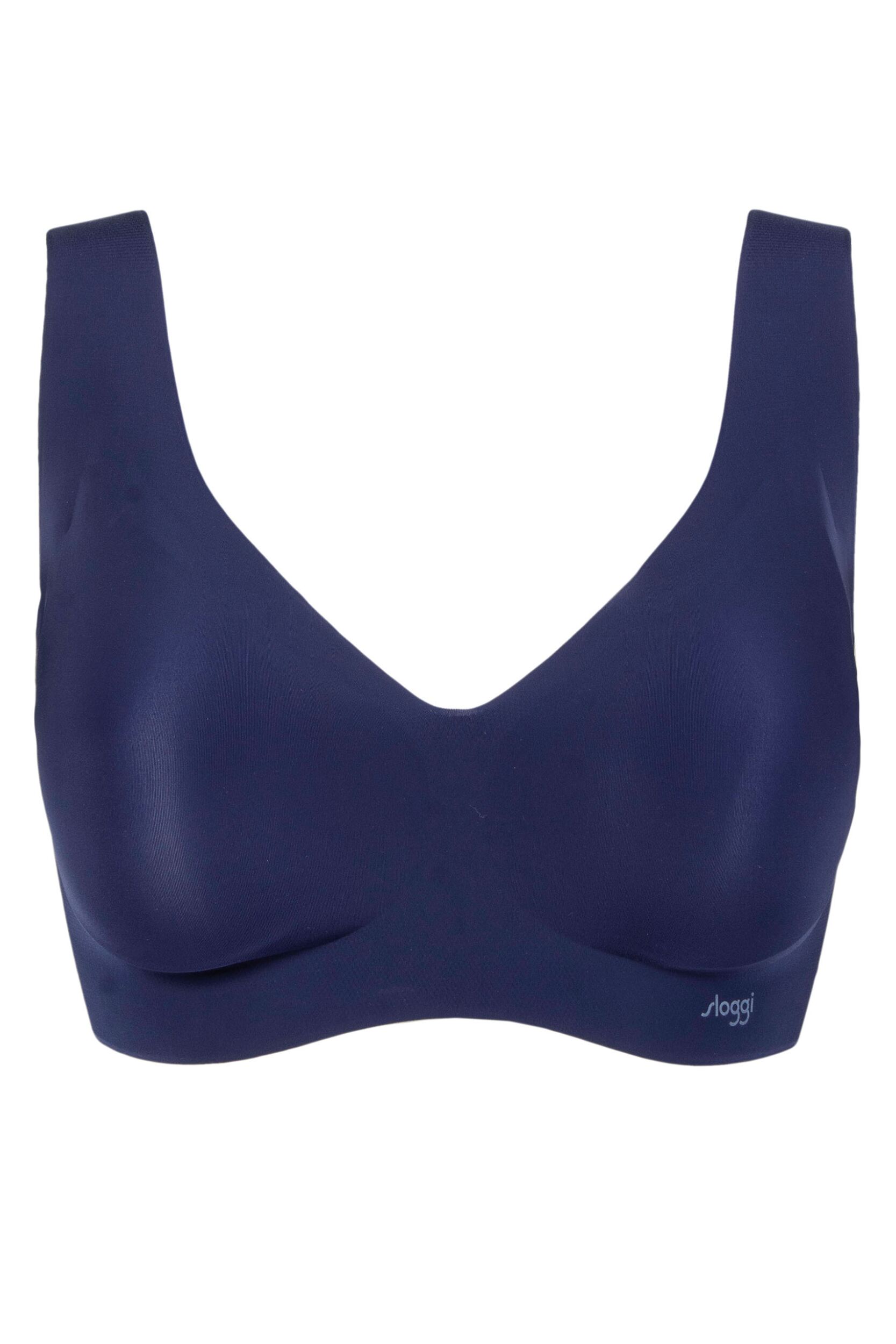 Women's Sloggi Zero Feel Seamfree Bralette with Removable Pads Navy Small