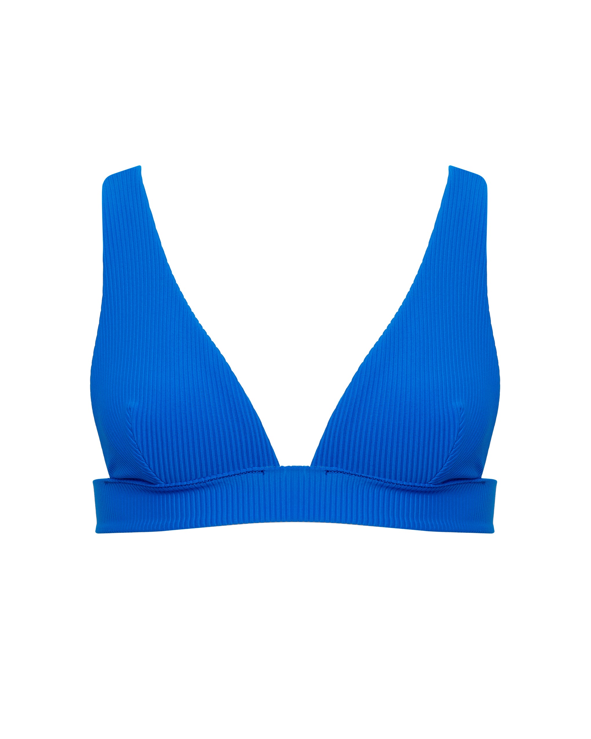 Bluebella Lucerne Plunge Bikini Top Blue - 2XL