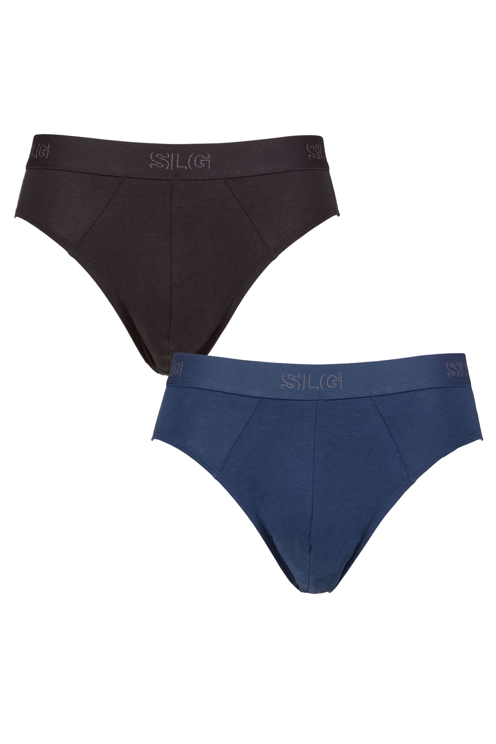 Mens 2 Pack Sloggi SLG Baselayer Briefs Ultramarine XL