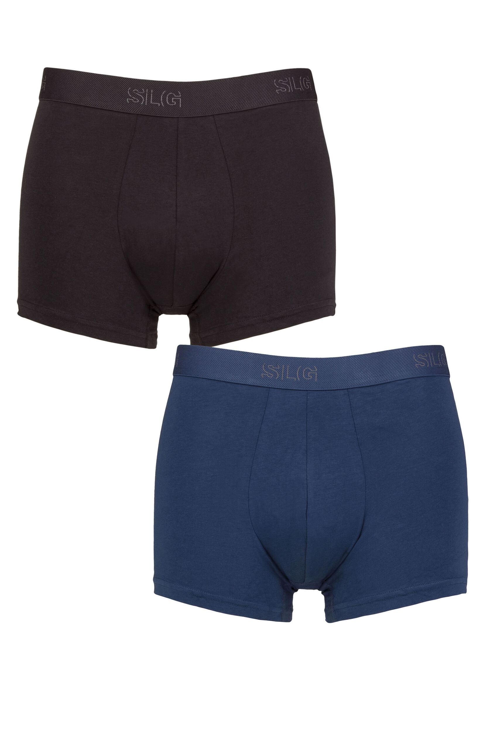 Mens 2 Pack Sloggi SLG Baselayer Trunks Ultramarine S