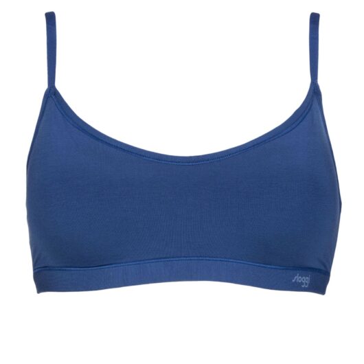 Womens 1 Pack Sloggi FREE Evolve Padded Bra Blue Sapphire S/M