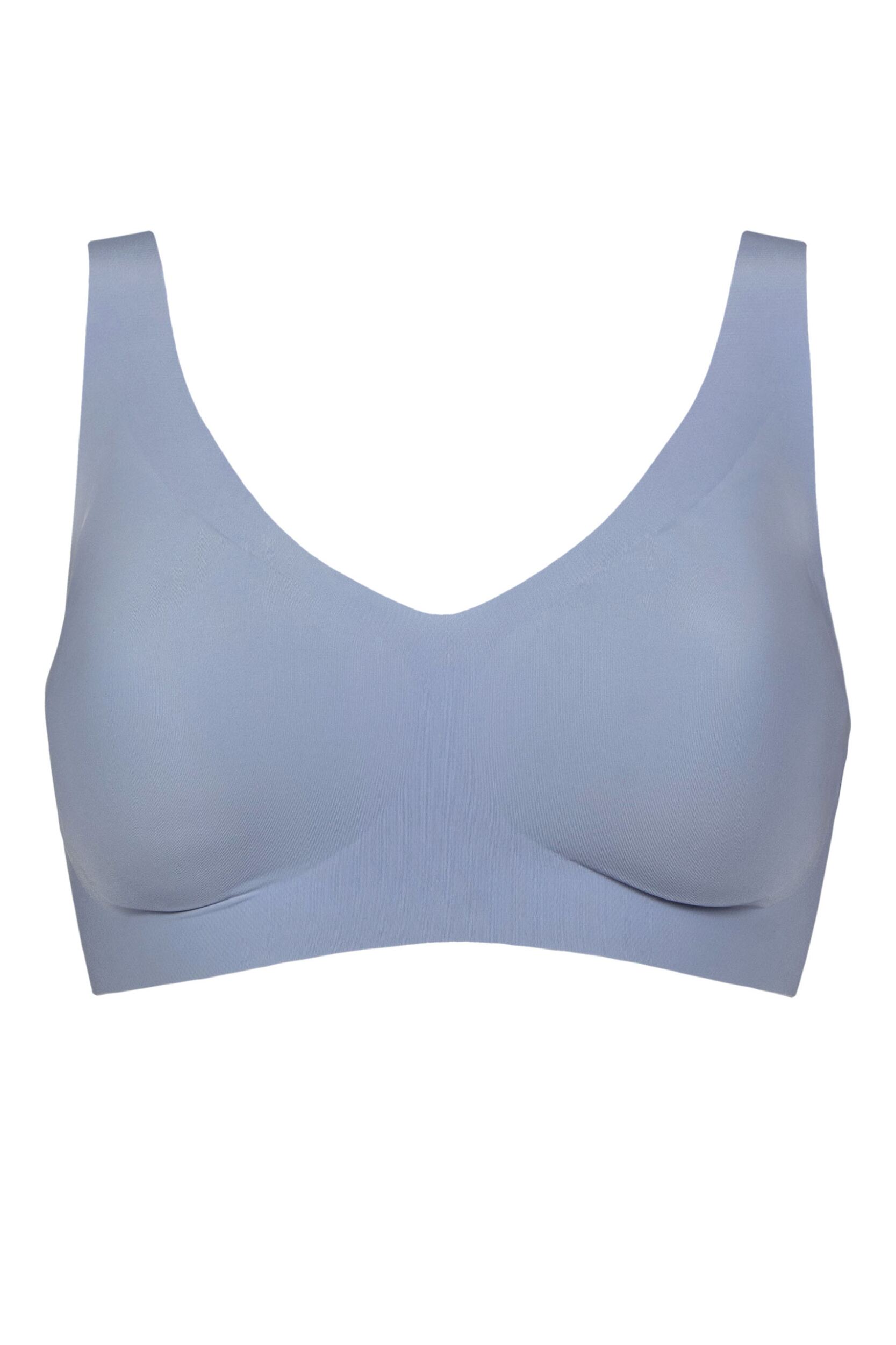 Women's 1 Pack Sloggi ZERO Feel 2.0 Bralette Chambray L