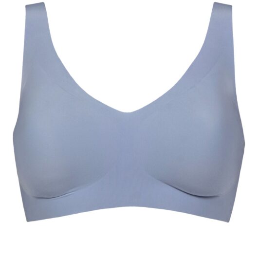 Women's 1 Pack Sloggi ZERO Feel 2.0 Bralette Chambray S