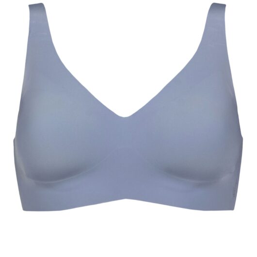 Women's 1 Pack Sloggi ZERO Feel 2.0 Soft Bra Chambray S