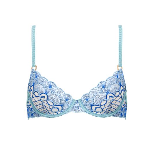Bluebella Elina Wired Bra Egyptian Blue/Island Paradise Blue/Sheer - 30B