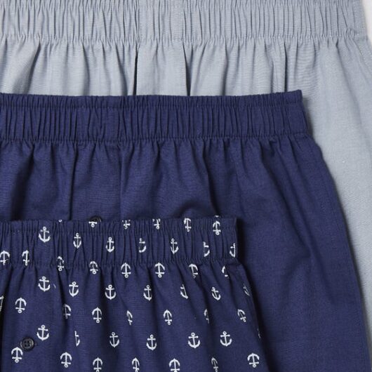 Damart Pack of 3 Woven Boxers