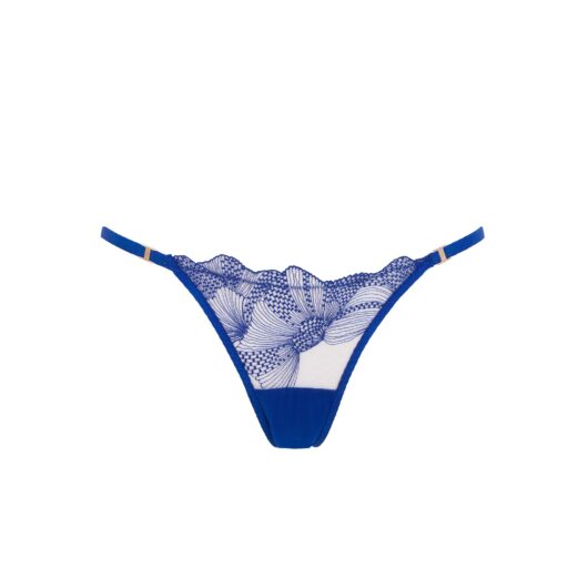 Bluebella Adeline Brief Sheer/Surf the Web Blue - 6