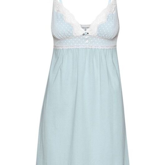 Vive Maria - Rockabilly Nightshirt - My Nostalgia Lingerie - XS to L - for Women - blue-white