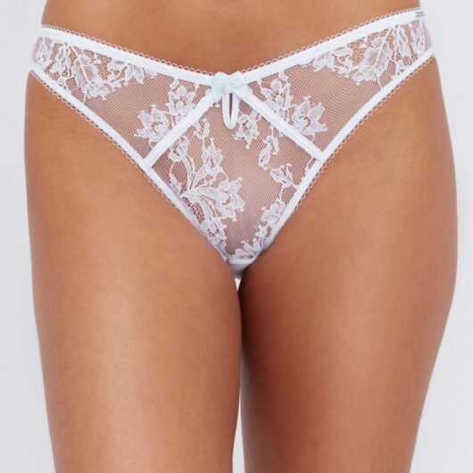 Boux Avenue Addison lace briefs - White - 08