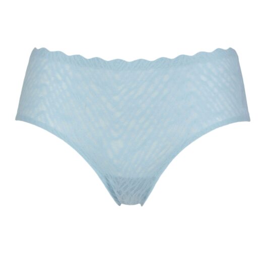 Women's 1 Pack Sloggi Zero Feel Bliss Hipster Briefs Light Blue Extra Large