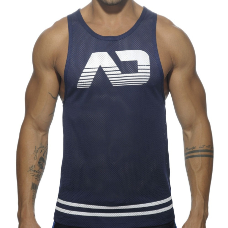 Addicted AD Mesh Tank Top - Navy