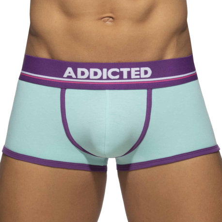 Addicted Baby Blue Cotton Trunks - Blue - Purple