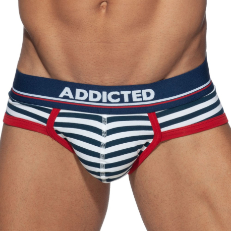 Addicted Basic Colors Cotton Briefs - Sailor