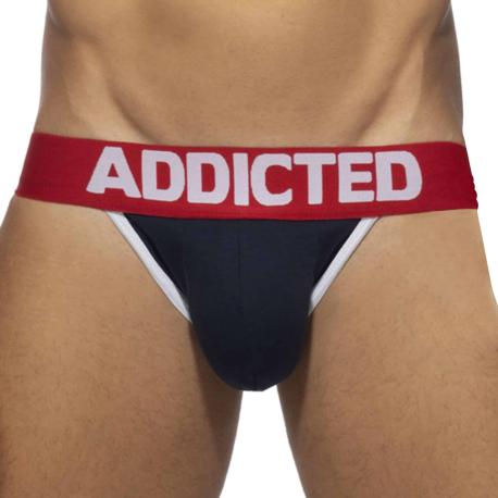 Addicted Basic Tommy Cotton Jock - Navy