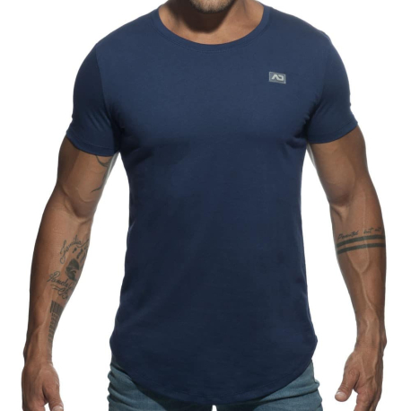 Addicted Basic U-Neck T-Shirt - Navy