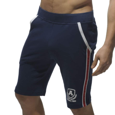 Addicted Intercotton Bermuda Shorts - Navy