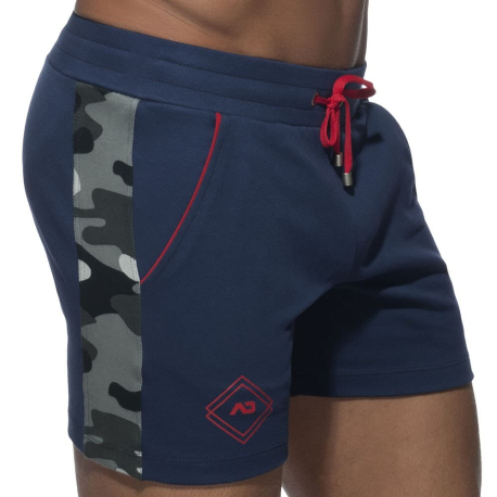 Addicted Sport Camo Short - Navy