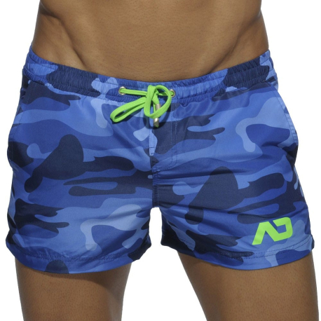 Addicted Swim Short - Navy Camouflage