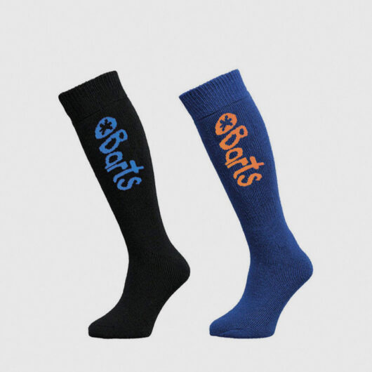 Barts Twin Pack Kids' Socks - Black/Blue - S