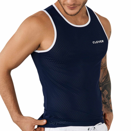 Clever Joy Tank Top - Navy