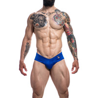 Cut4Men High Cut Cheeky Brief - Royal Blue