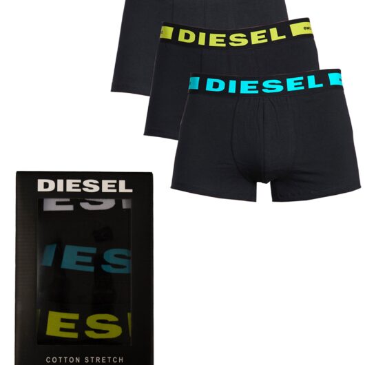 Diesel | Mens Black Boxers (3 Pack) - Black / S