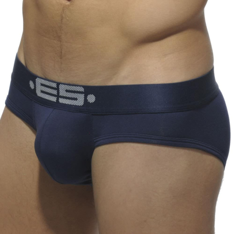 ES Collection Basic Modal Push Up Brief - Navy