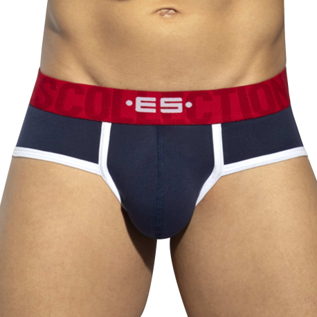 ES Collection Tommy Cotton Briefs - Navy