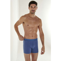 HOM HO1 Long Boxer Briefs - Jeans Blue