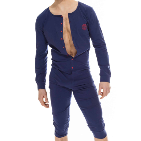 L'Homme invisible Hypnos Long Bodysuit - Navy