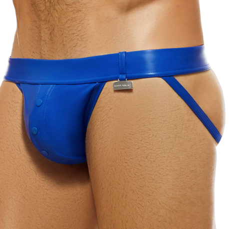 Modus Vivendi Leather Legacy Jockstrap - Blue