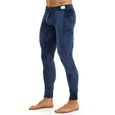 Modus Vivendi Velvet Leggings - Blue