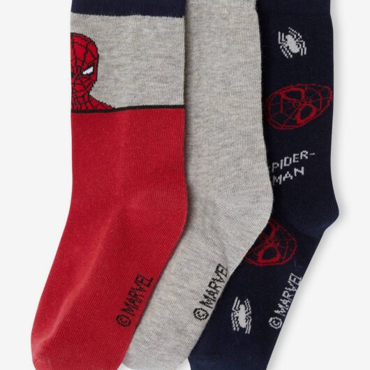 Pack of 3 Pairs of Marvel® Spider-Man Socks red