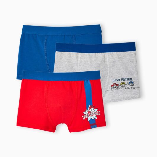 Pack of 3 Paw Patrol® Boxers for Boys electric blue