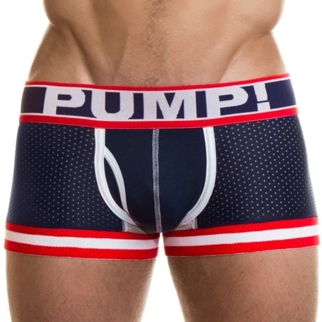 Pump! Big League Boxer - Navy - Red