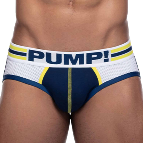 Pump! Sportboy Recharge Jock - Navy - Blanc
