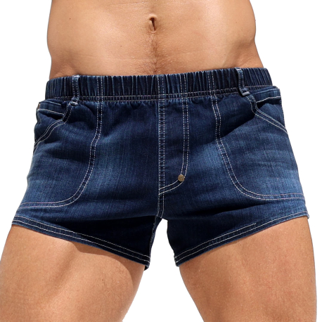 Rufskin Fidel Jean Shorts - Navy