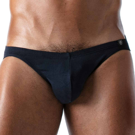 TOF Paris French Cotton Bikini Briefs - Navy